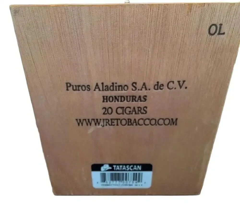 Tatascan JRE Tobacco Farm Connecticut Corona Empty Wooden Cigar Box